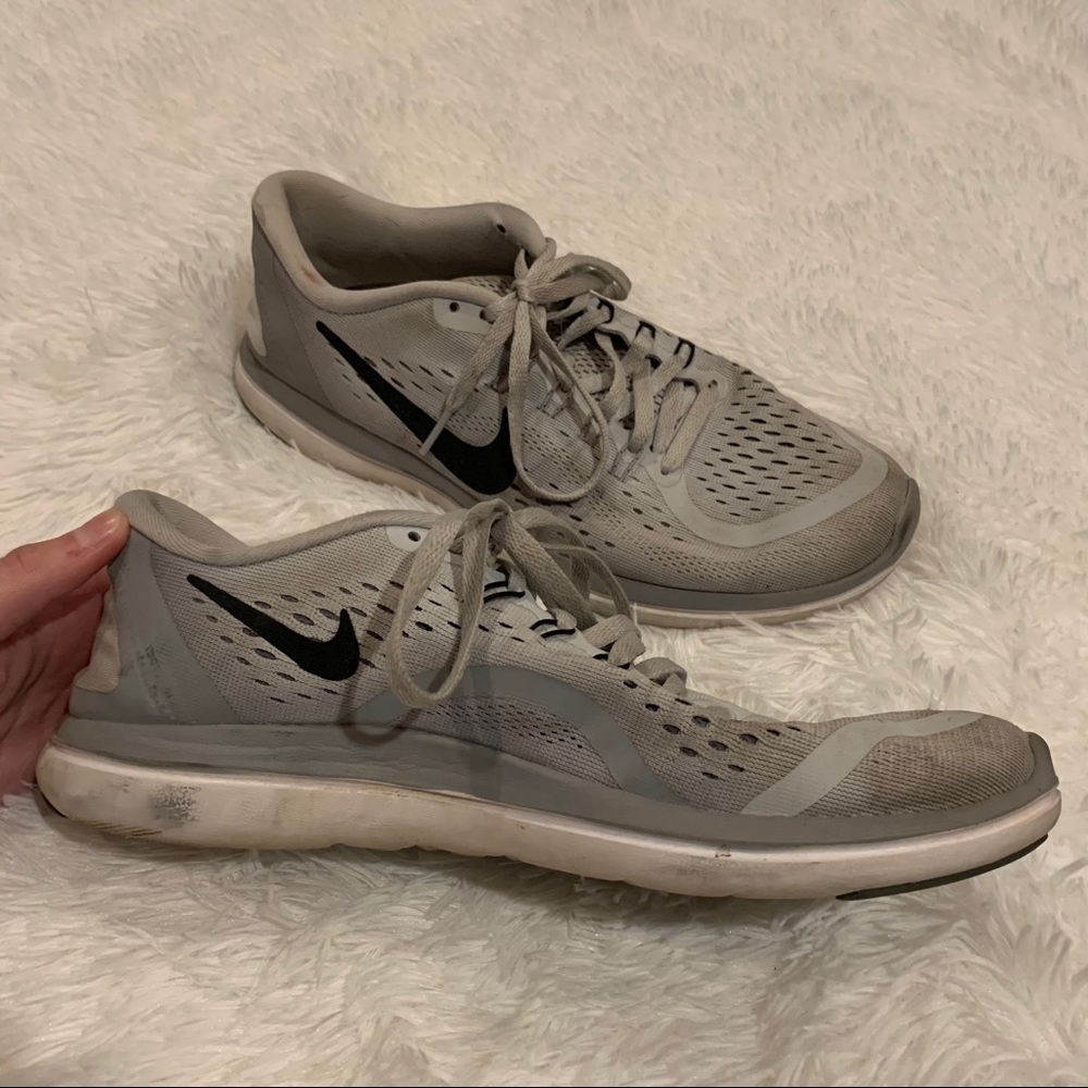 Grey Nike Running Sneakers